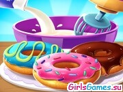 Игра Приготовление сладкого пончика